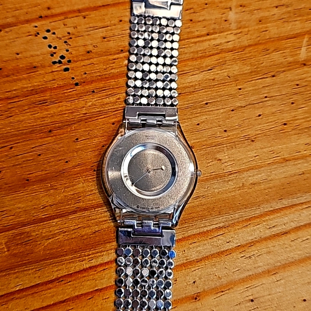 SWATCH Silver Skin Watch